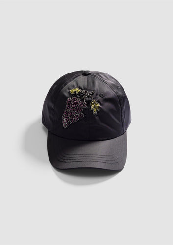 Nylon Cap Grape - Black