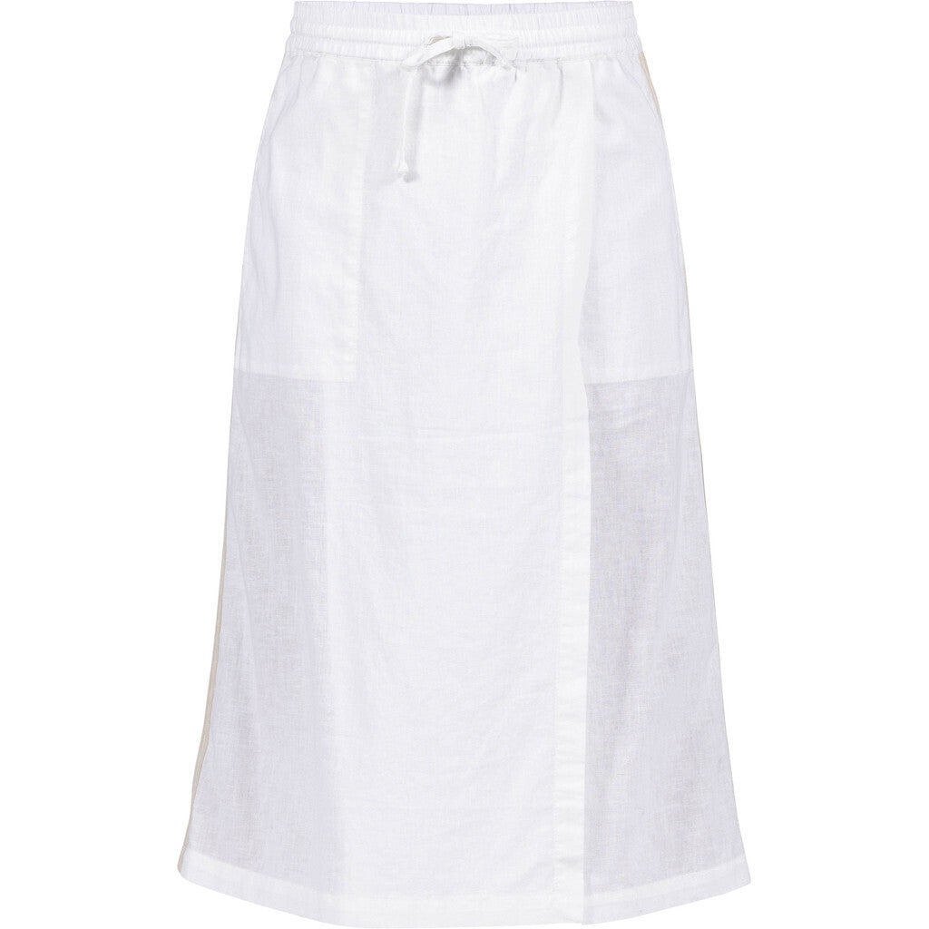 Anouska Linen Skirt - White