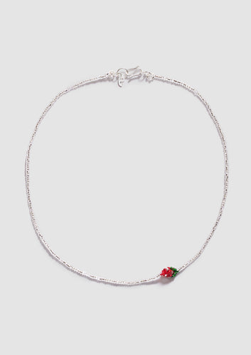 Mini Beaded Necklace - Strawberry