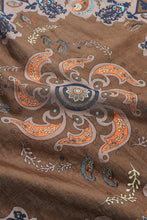 Pippa Scarf - BrownPaisley Print