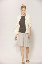 Lotus Cardigan Knit - Ecru