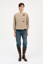 Clothilde Blazer - Brown/CreamHerringbone