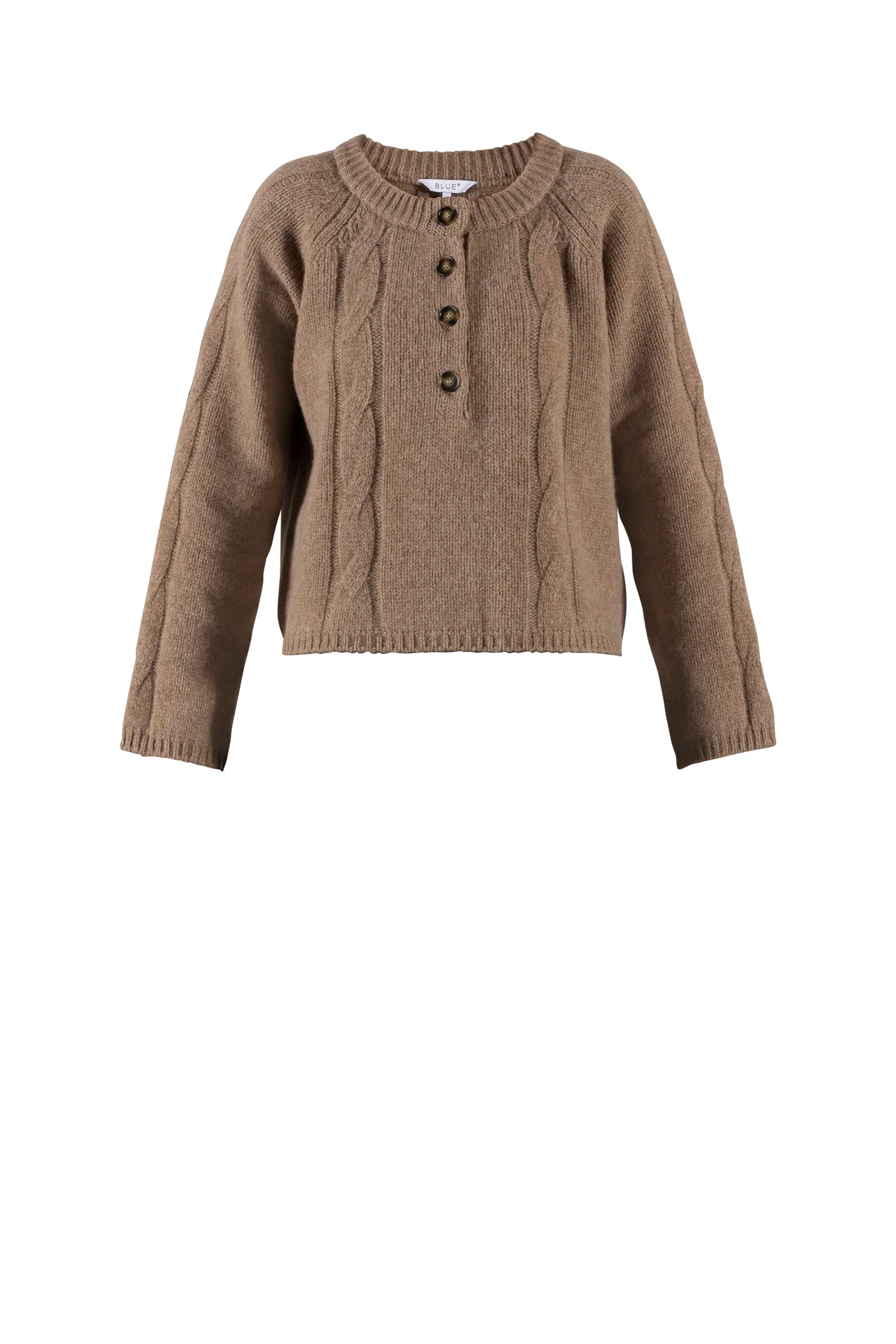 Fnug Lambwools Knit - Cognac Melange