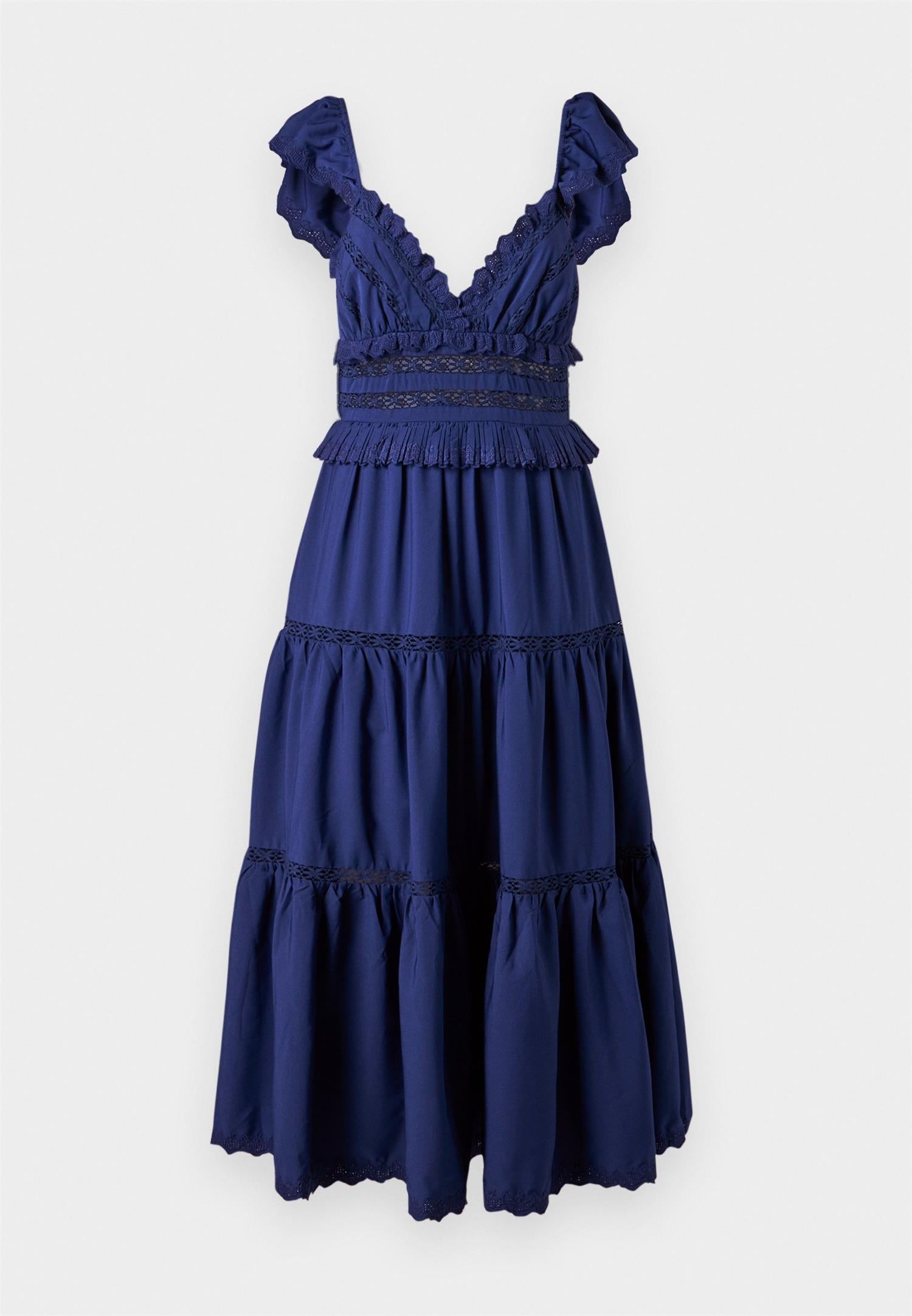 Antonina Dress - Navy