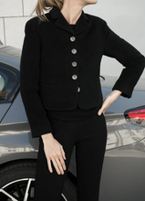 Woman's Short Blazer - Black