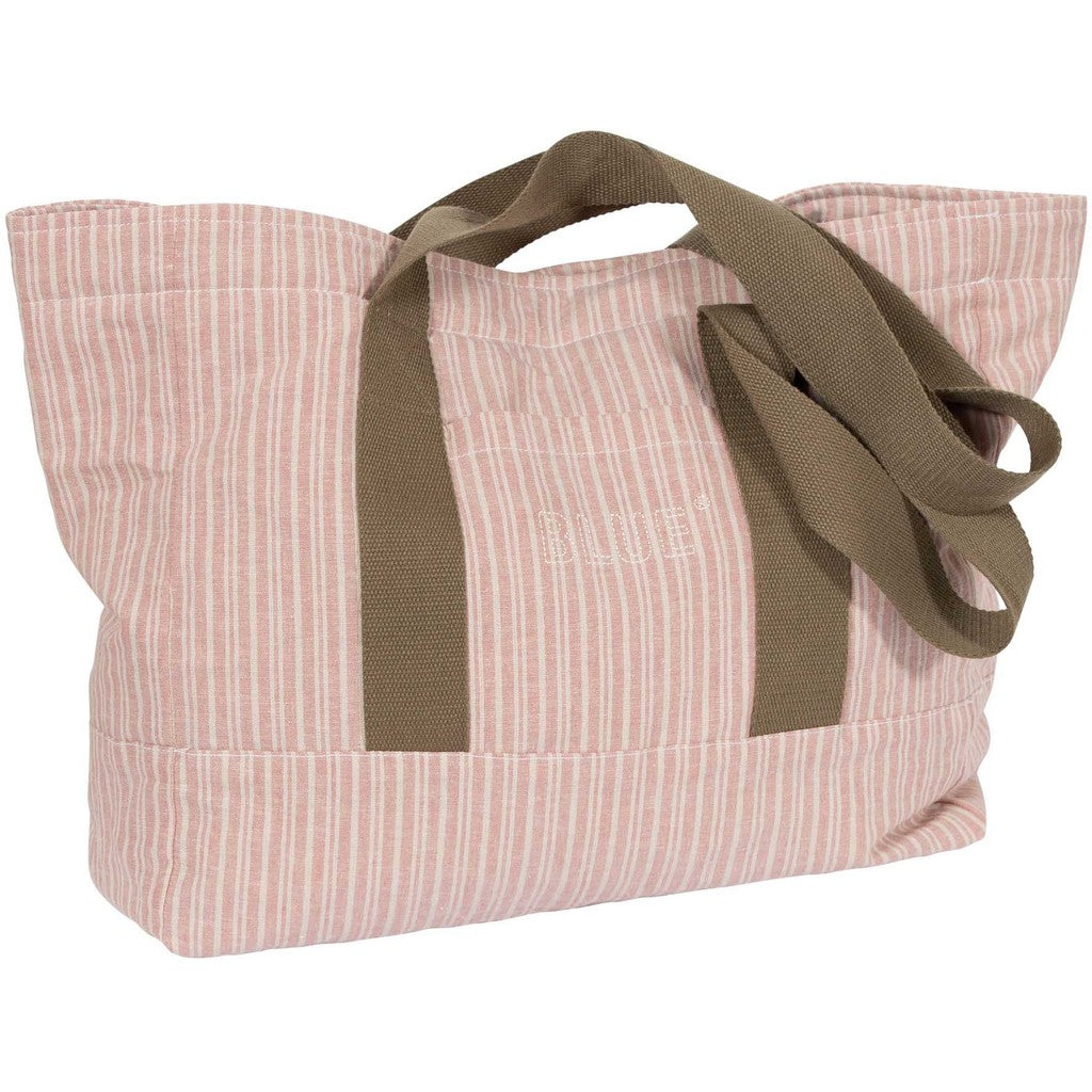 Erika Linen Bag - Deep Rose / Chalk