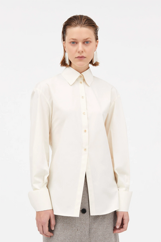 Sita Poplin Shirt - Creme