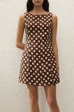 Lydie Mini Dress - Cioccolato Dot