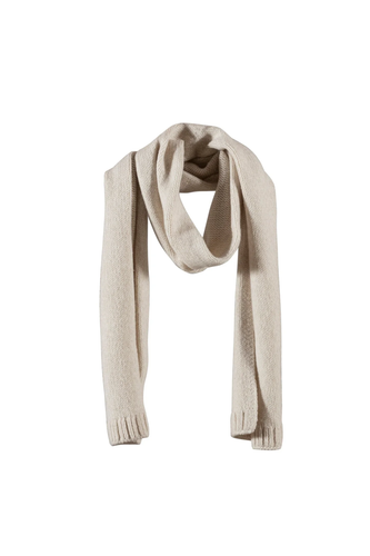 Filur Twisted Wool Scarf - Chalk