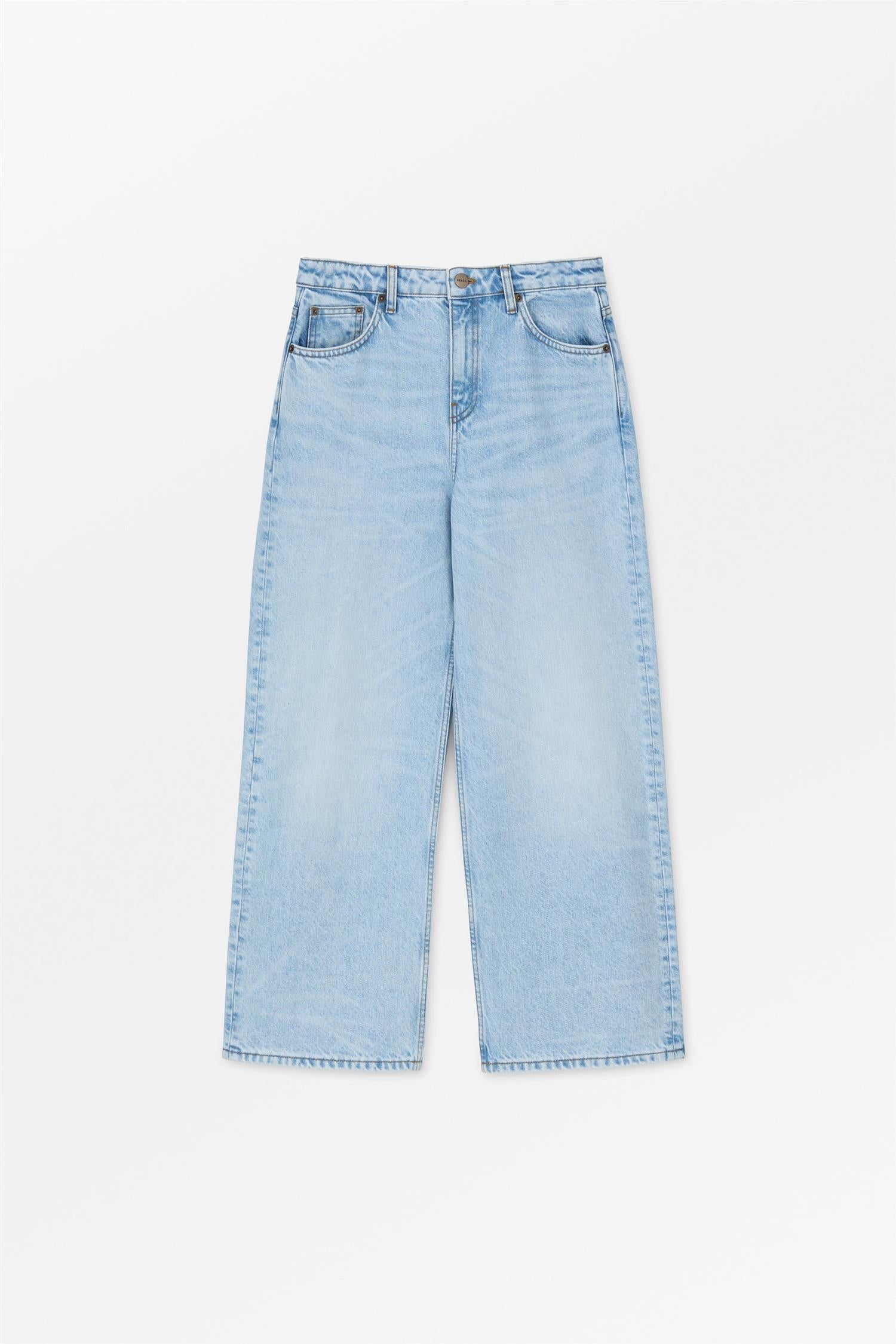 Taylor Cropped Jeans - Worm Light Blue