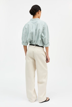 Edgar Shirt - White/Aqua
