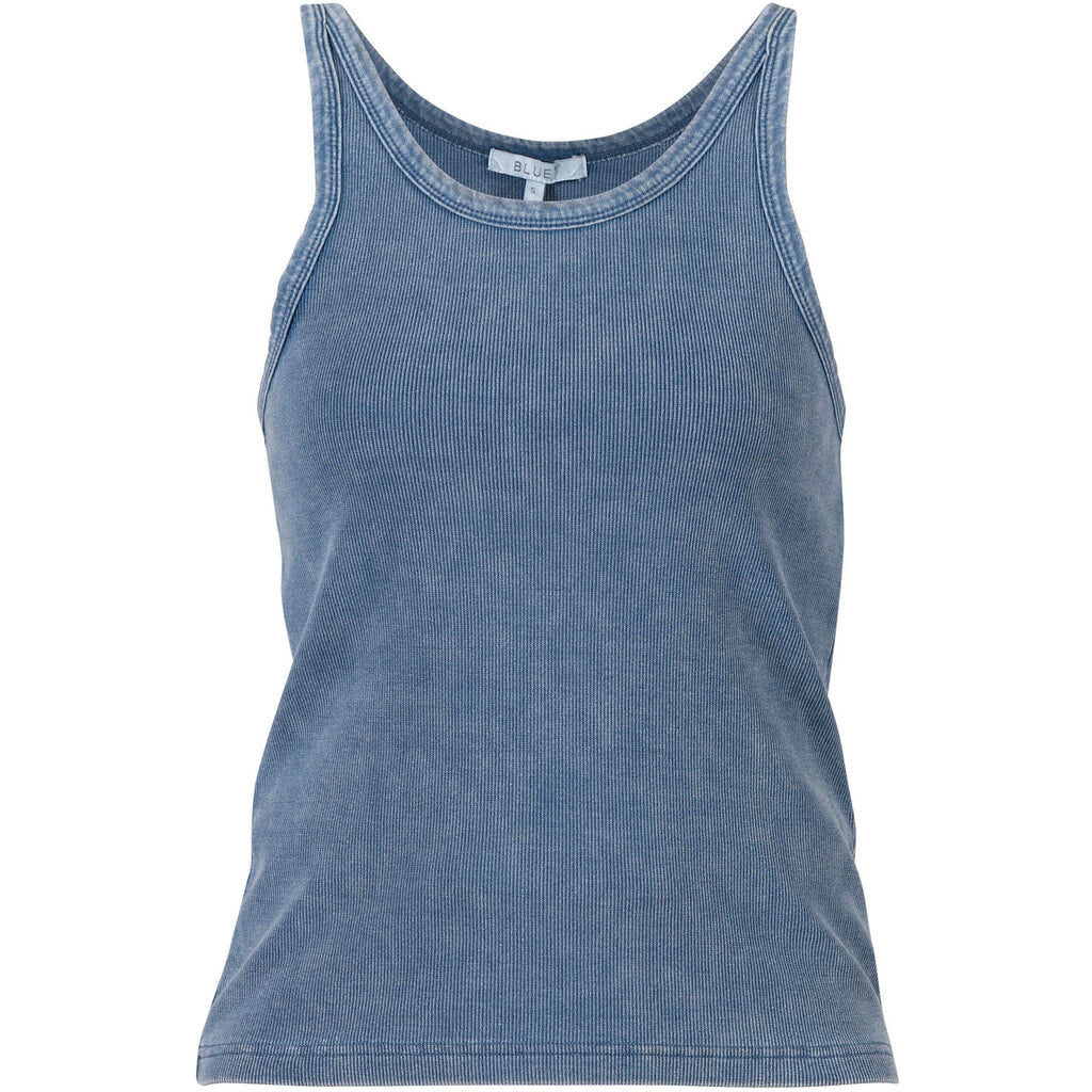 Delia Denim Tank Top - Denim Blue