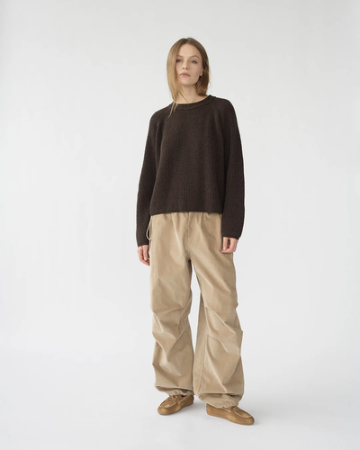 Baby Corduroy Ufo Pants - Oatmeal