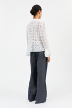 Frigga Flounce Shirt - Optic White