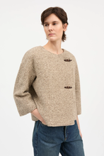 Clothilde Blazer - Brown/CreamHerringbone