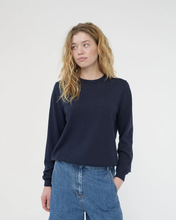 Merino Knit Crew Neck - Navy