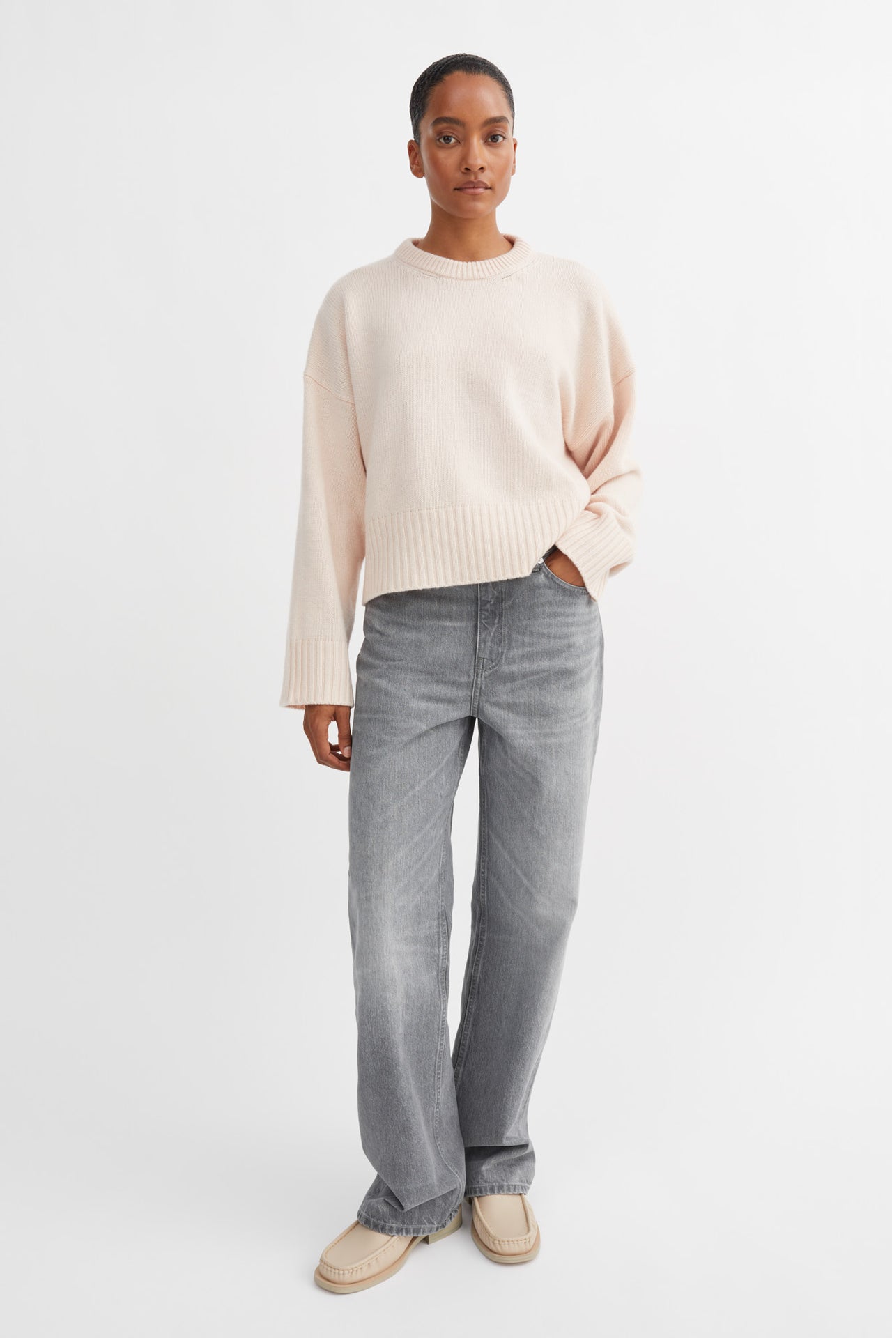 Campa Jumper - Cream/Pink