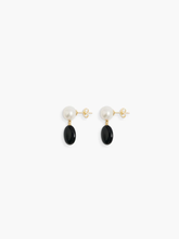 Dualism Earrings - Black Onyx