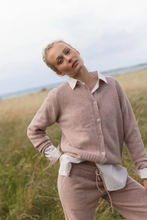 Cara Wool Cardigan - Old Rose
