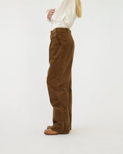 Corduroy Box Pants - Tobacco