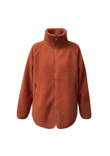 Aria TeddyFleece Jck. - Dusty Orange
