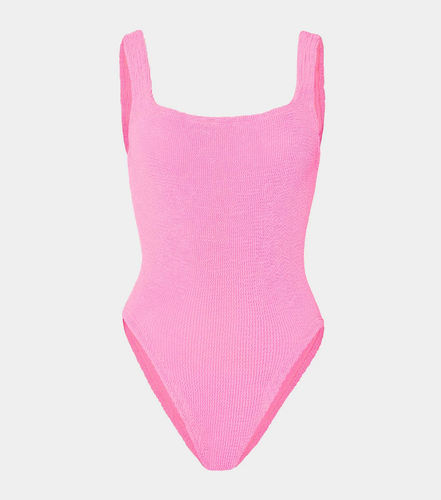 Square Neck Swimsuit - Bubblegum