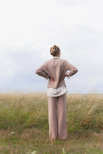Carina Wool Trousers - Old Rose