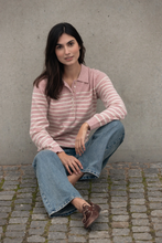 Franceska Striped Wool Knit - Old Rose