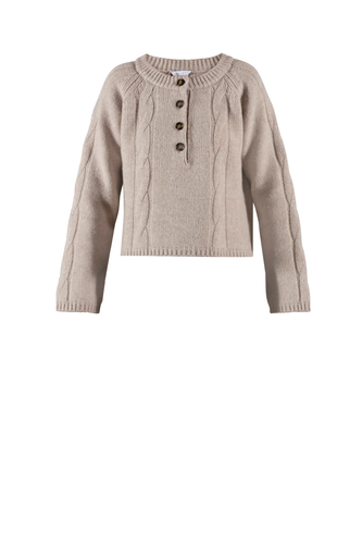 Fnug Lambswool Knit - Chalk melange