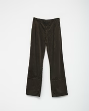 Corduroy Box Trousers - Brown