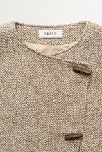 Clothilde Blazer - Brown/CreamHerringbone