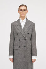 Constance Wool Coat - Black/White