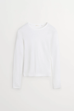 Seventies O-Neck Blouse - Optic White