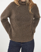 Brushed Knit Jumper - Brown