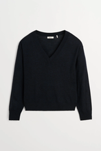 Amethyst V-Neck Jumper - Dark Navy