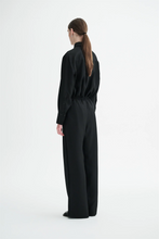 Pressa matte Silk Twill Pants - Black