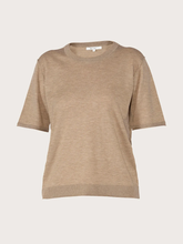 Fryd Fine Merino Blouse - Beige Melange