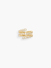 Odette Spiral Ring 54 - Gold Plating