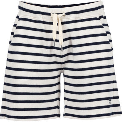 Barbara Striped Shorts - Ecru/NewNavy