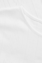 Anna Cap Sleeve Tee - Optic White