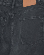 Hemp/Cotton Barrel Jeans - Washed Black