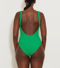 Square Neck Swimsuit - Emerald