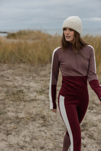 Futte Merino Knit Pants - Dark Cherry
