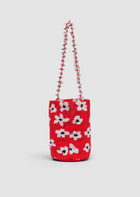 Beaded Pouch - Red Flower Dream