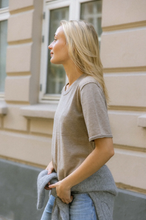 Fryd Fine Merino Blouse - Beige Melange