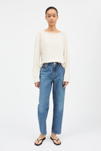 Allison Cropped Jeans - Slouchy Blue