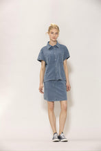 Jenny Denim Skirt - Denim Blue