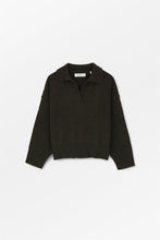Dean V- Neck Jumper - Deep Brown