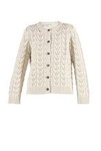 Lotus Cardigan Knit - Ecru