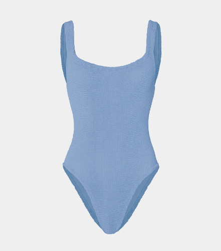Square Neck Swimsuit - Cornflower